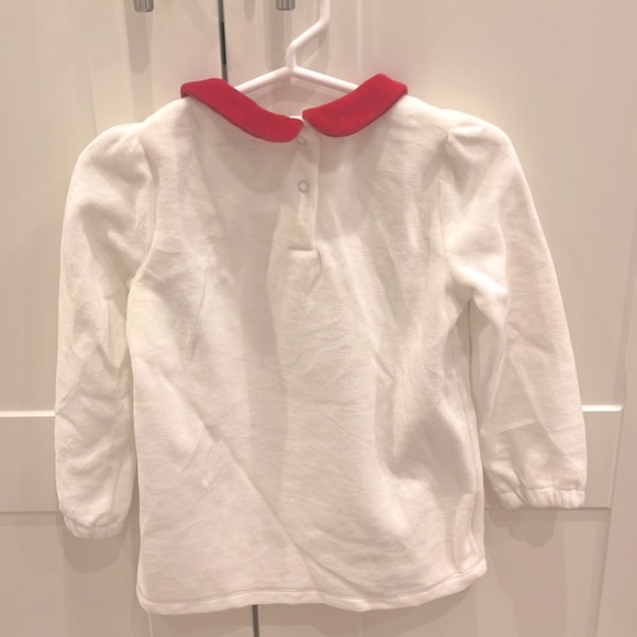 Sergeant major white velour with red NWT 24m festive holiday top - Picture 4 of 6